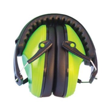 Bisley Compact Ear Defenders (Professional Grade) - Bright Green