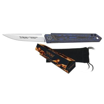 Tokisu Micarta Blue Lock Knife - 25288