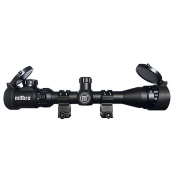 Milbro Clearview 3-9x40AOEG Rifle Scope - 9-11 mounts