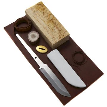 3527 Karesuando Sheath Knife Making Kit With Leather Sheath