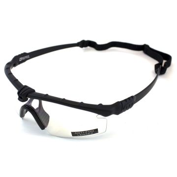 Nuprol Battle Pros Black Frame Clear Lens 6042