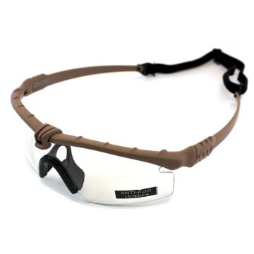 Nuprol Battle Pros Tan Frame Clear Lens 6042