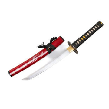 ‘Shogun’s Red Rage’ Tanto with 1095 Makuri Lamination - BS310627T
