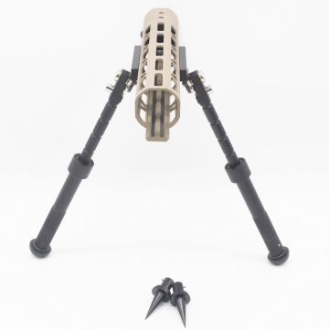 AirForceOne ADRAS Tilt & Swivel M-LOK Lever Bipod Black
