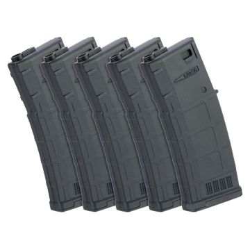 ARES Box Of 5 130rds M4 AMAG Black Magazine for M4/ M16 AEG 