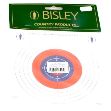 Bisley 100 Red & Blue Colour Targets BIT1EPL