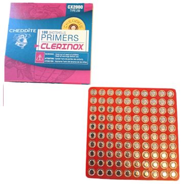 Cheddite CX2000 .209 Primers - 100pcs