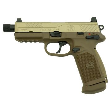 Cybergun FN FNX-45 Tan 6mm Airsoft Gas Blow Back Pistol RIF