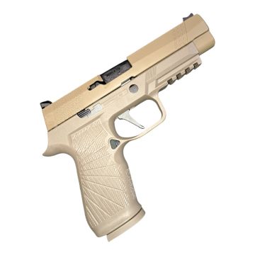 WE F17 V2 Gas Blow Back Airsoft Pistol - Tan