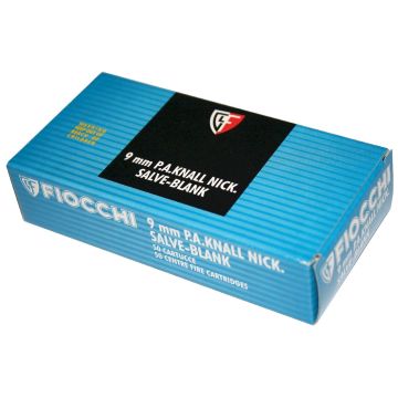 Fiocchi / Maxx Tech blanks 9mm PAK Blanks Box of 50