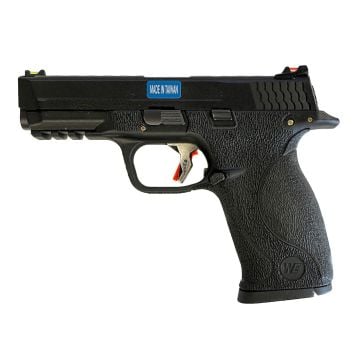 WE Custom Big Bird Black (Black Slide and Gold Barrel) Airoft Pistol