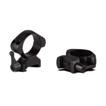Konus Quick Release Picatinny Steel Ring Mounts 30mm Tube Low 7411