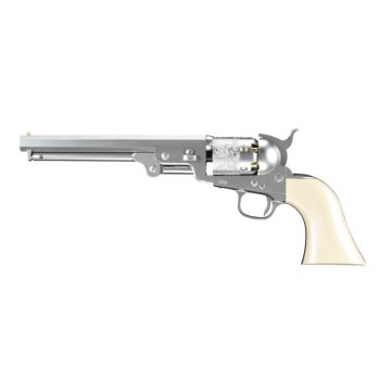 Tokyo Marui M1851 Navy Air Cocking Revolver - Silver