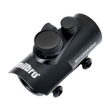 Milbro 1x30 Clear View HD30XRGBAG 9-11mm Airgun Red Dot Sight