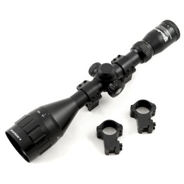Nikko Stirling Mount Master 4-12x50 IR AO Scope With Mounts