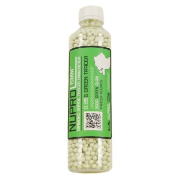 Nuprol 0.28g Green Tracer Diamond Grade 6mm BBs 3000 Bottle