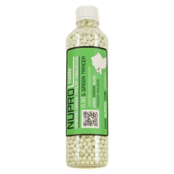Nuprol 0.3g Green Tracer Diamond Grade 6mm BBs 3000 Bottle