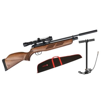 Gamo Phox PCP Rifle Kit - Beech Stock - .22