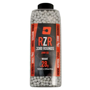 Nuprol 0.28g RZR 6mm BBs 3300 Bottle