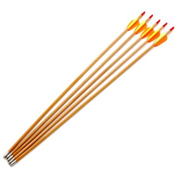 EK Archery Wood Arrows Set of 6