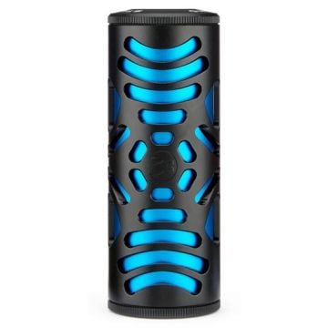 3 Legged Thing - The ModFather 1/2 Inch UNF Airgun Moderator - Spider Web - Black / Blue