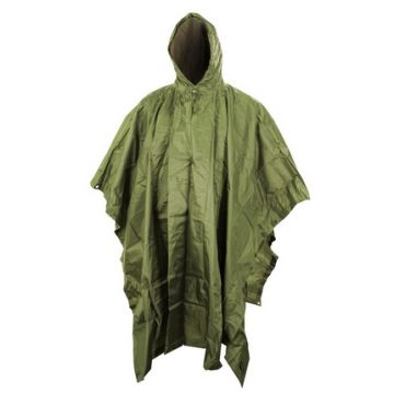 KombatUK US Style Poncho - Olive Green