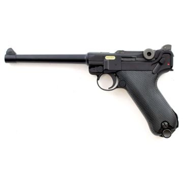 WE P08 Luger Medium 6mm Airsoft Gas Blow Back Pistol RIF