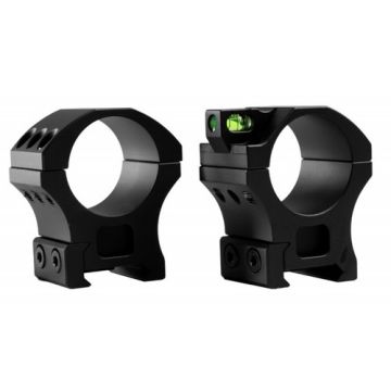 WULF Tactical Rings with Bubble Level - Picatinny - 30mm Tube - Med
