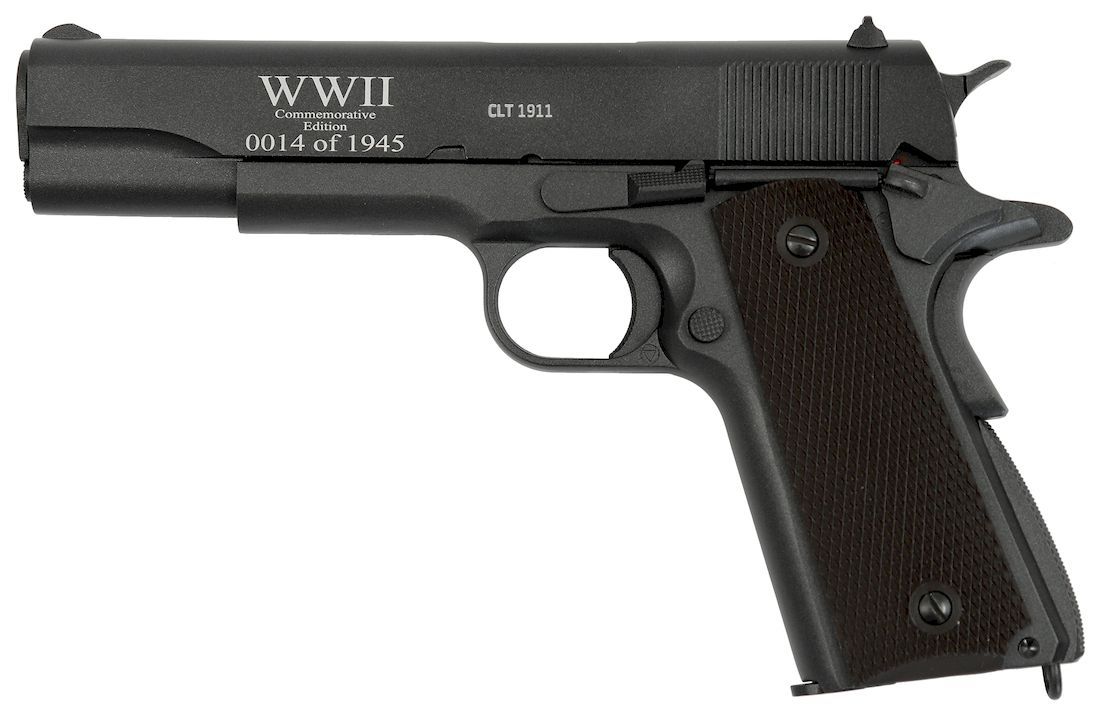 Gletcher Clt 1911 WWII Commemorative Limited Edition .177 BB Blow