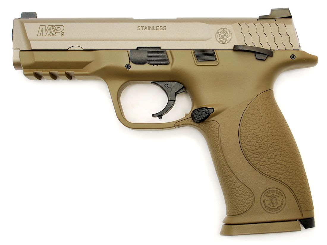 Tokyo Marui Smith & Wesson M&P9 V-Custom Tan 6mm Airsoft Gas