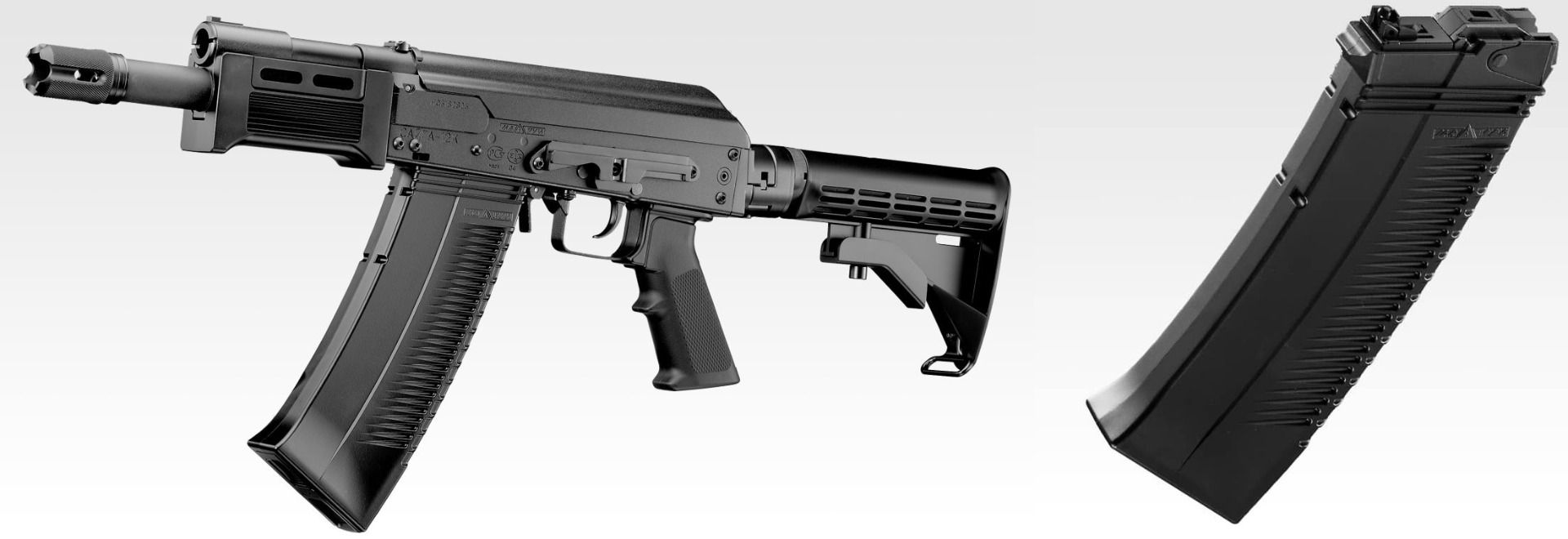 トイガン SAIGA-12 sbs Tokyo Marui SAIGA-12 SBS Tri-Shot Gas Blowback Airsoft