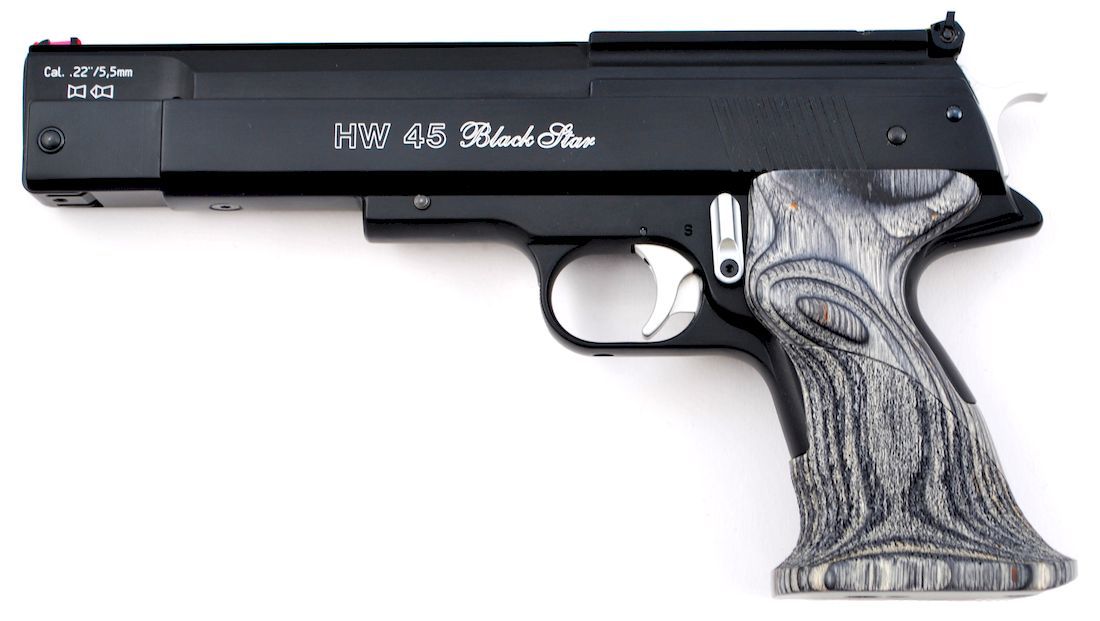 Weihrauch HW45 Black Star .177 Pellet | Lever Action Air Pistols