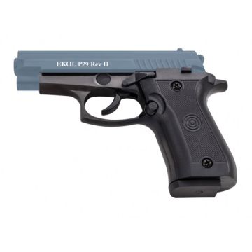 <p>Ekol Blank firing pistol with blowback action and top venting and two tones in line with Uk Law. </p>