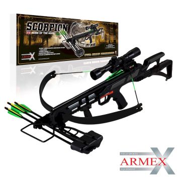 Armex Scorpion Black 175lb Draw Crossbow