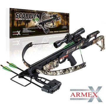 Armex Scorpion Camo 175lb Draw Crossbow