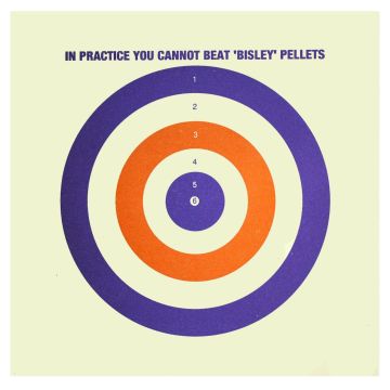 Bisley 17cm Colour Targets Grade 3 pack of 100 BITCEPL