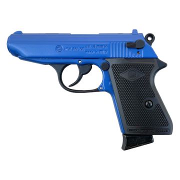 Bruni 8mm New Police PPK Style Blank Firing Pistol - Blue
