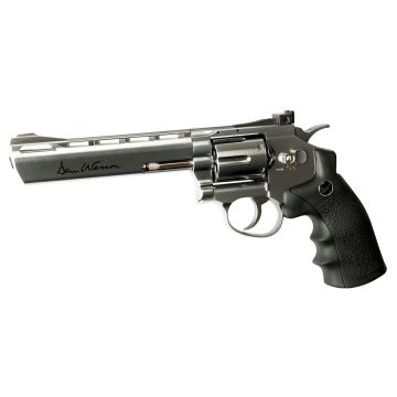 ASG Dan Wesson 6" Nickel .177 BB Co2 Revolver