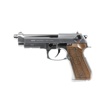 G&G GPM92 GP2 Silver Limited Edition 6mm Airsoft Gas Blow Back Pistol RIF