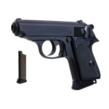 Maruzen Walther PPK Gas Blowback Pistol - Black 