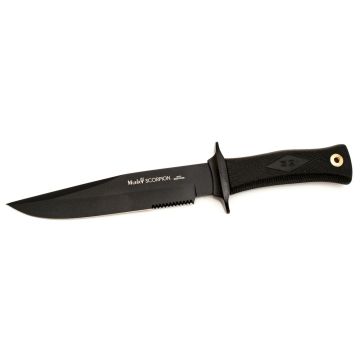 Muela Scorpion 18N Black Bladed Sheath Knife
