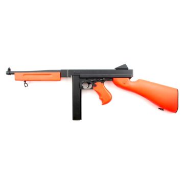 Thompson "Tommy Gun" Orange 6mm BB Electric Assault Rifle Two Tone