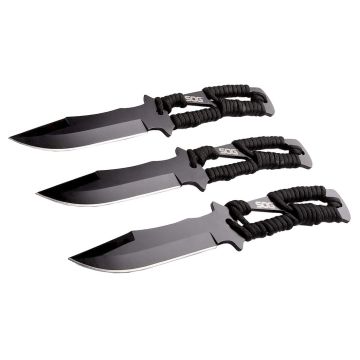 Sog Fixed Blade Throwing Knives Set of 3 F041TN-CP