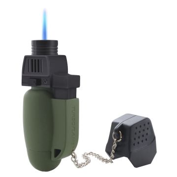 Turboflame Military Gas Lighter Green