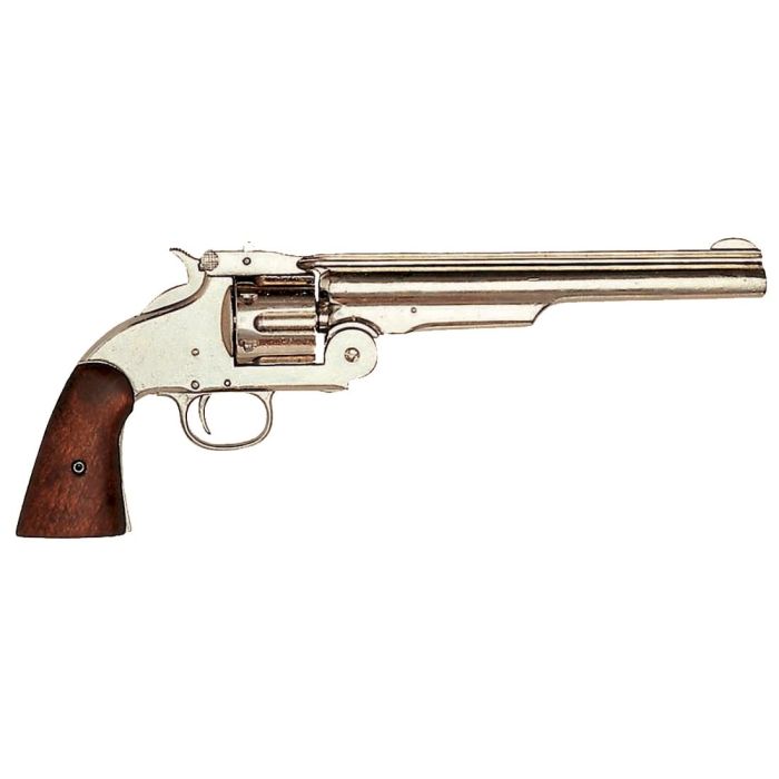 1008-NQ Six-Shot 1869 Nickel Replica Revoler