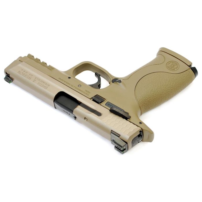 Tokyo Marui Smith & Wesson M&P9 V-Custom Tan 6mm Airsoft Gas Blow