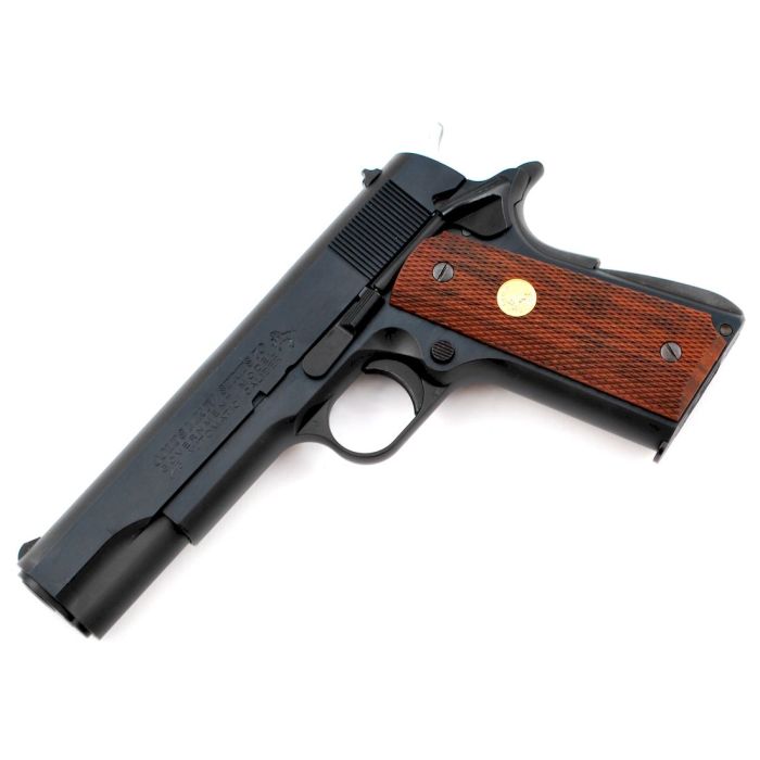 Tokyo Marui Colt Mark IV Series 70 6mm Airsoft GBB Pistol RIF