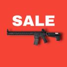 Krytac Warsport LVOA-C Black 6mm BB Assault Rifle RIF AEG