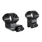 Hawke High Extension Ring Mounts - 1 Inch - 9-11mm Rail 22120
