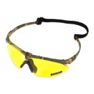 Nuprol Battle Pros Camo Frame Yellow Lens Glasses With Insert 6042 Discontinued